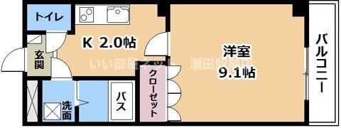 コンフォール・Mの間取り画像