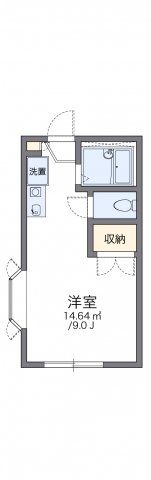 レオパレス萩原の間取り画像