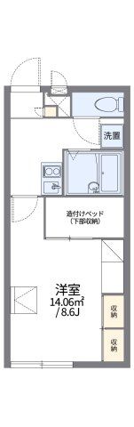レオパレスサンタモニカの間取り画像