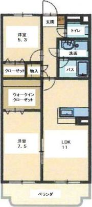 キアーヴェの間取り画像