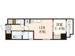 月光幟町壱番館の間取り画像