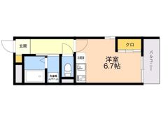 CIELO渡辺通の間取り画像