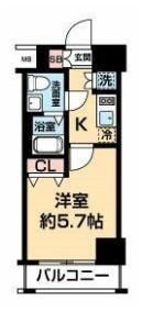 スパシエ横浜大通り公園の間取り画像