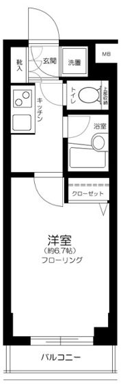 ヴェルト西馬込の間取り画像