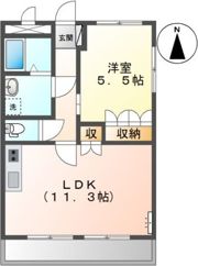 ルナ・エスペランサⅠの間取り画像