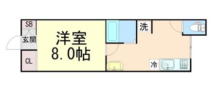 YARD王子公園の間取り画像
