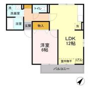 カーサバッカスA・Bの間取り画像