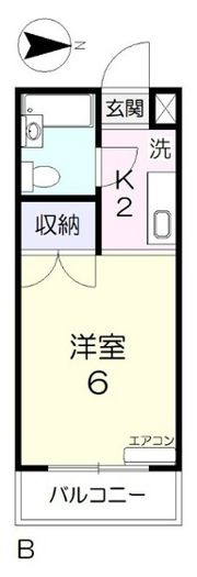 コーポ半田3の間取り画像
