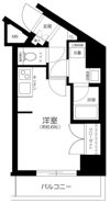 PREMIUM CUBE 北品川の間取り画像
