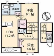 フェリーチェ B棟の間取り画像