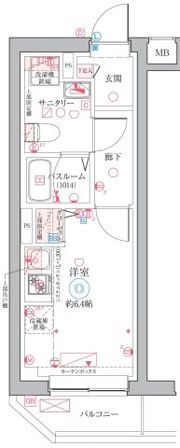 クレヴィスタ阪東橋の間取り画像