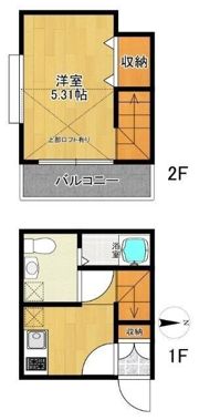 先行舎弐号の間取り画像