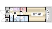フレアコート甲南の間取り画像