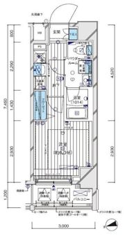 メインステージ横濱阪東橋の間取り画像