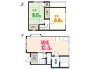 己斐大迫戸建ての間取り画像