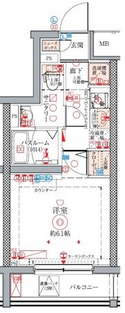 クレヴィスタ方南町Ⅱの間取り画像