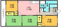 さくらマンションの間取り画像