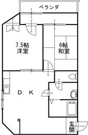 安良グリーンハイツの間取り画像