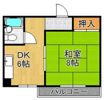 野坂ハイツの間取り画像