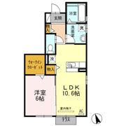 D-roomアッシュの間取り画像