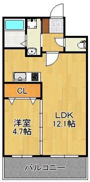 フェリオ清水の間取り画像