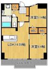 ピュアライフ金田の間取り画像