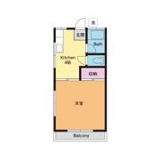 コーポ桂Bの間取り画像