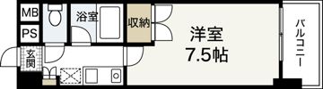 リバーメゾン横川の間取り画像