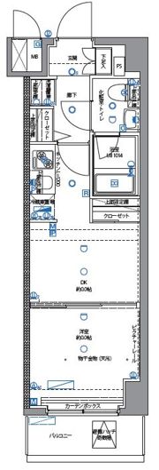 パティーナ武蔵関の間取り画像