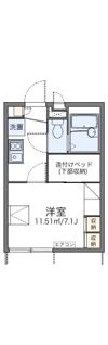 レオパレス美住の間取り画像