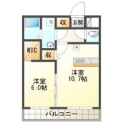 メルローズ札元の間取り画像