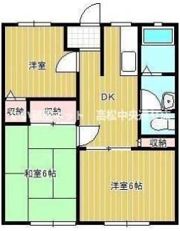 パナハイツ三条A棟の間取り画像