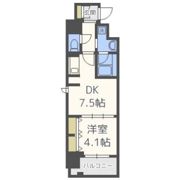コンフォリア心斎橋EASTの間取り画像