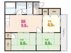 ファミールナカイⅠの間取り画像