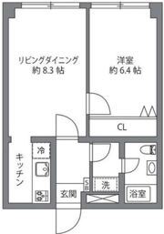 高輪ペアシティの間取り画像