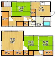 ハワイアンハウス東貫の間取り画像