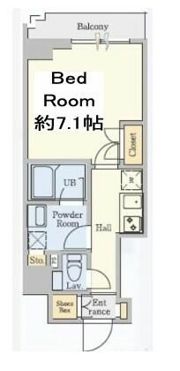 クレストコート蔵前の間取り画像