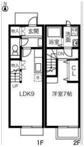 エメラルドハイムの間取り画像