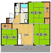 メモリープラザ中間IIの間取り画像