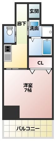 エステムコート吹田・朝日町の間取り画像