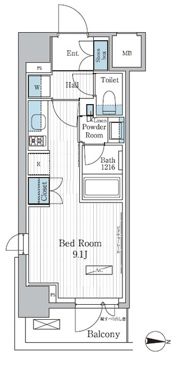 パークアクシス東陽町レジデンスの間取り画像