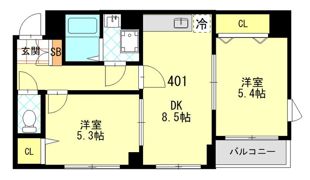 プレジールの間取り画像