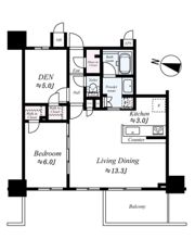 フェアリーガーデン横濱阪東橋の間取り画像