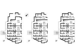 Amboise指扇の間取り画像