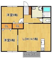 プチメゾン石坪町IIの間取り画像