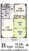 ルミエール西緑丘の間取り画像