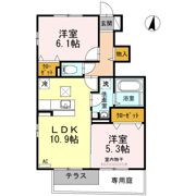 クレール C棟の間取り画像
