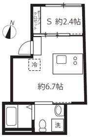 アピチェ目黒の間取り画像