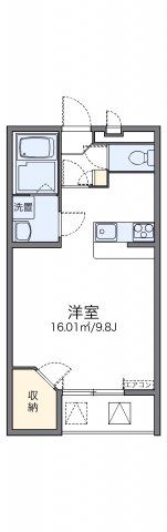 レオパレスドウージェームの間取り画像