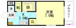 ソレイユ寺井の間取り画像
